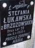 Stefania ukawska maiden Brzozowska, died 06.05.1930